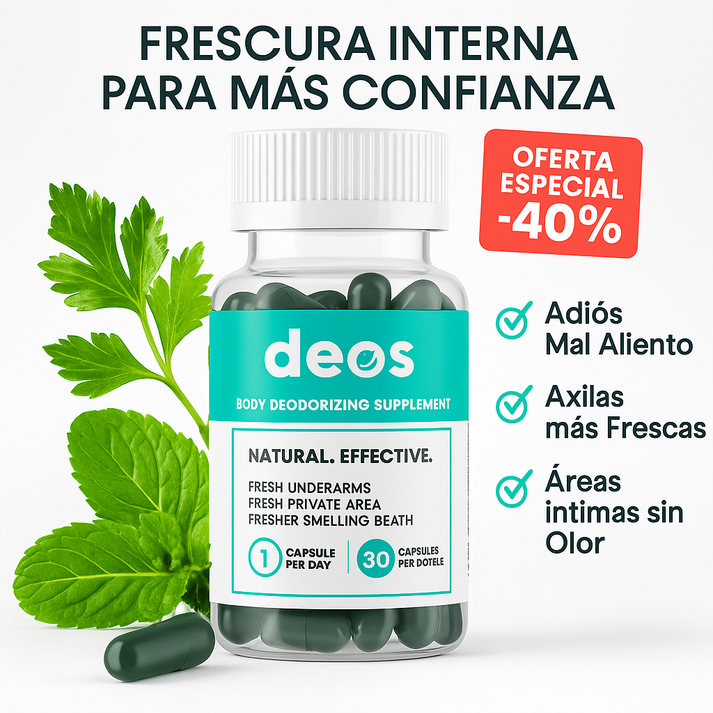 DEOS® | Frescura Interna = Confianza Externa OFERTA 2X1
